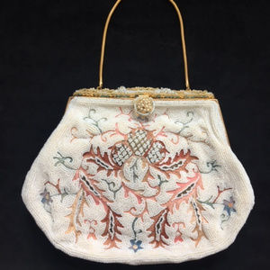 All Handmade Beaded Vintage Belgian Formal Bag by Jorelle